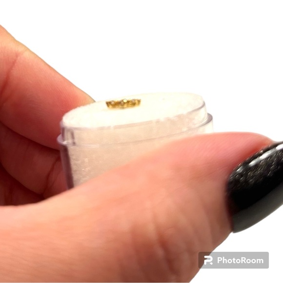 Invictus 14k Gold Trinity Cluster Gemmed Threadless End - Picture 3 of 6